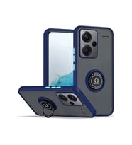 Redmi Note 13 Pro Plus Kılıf Montreal Yüzüklü Silikon Kapak - Lacivert
