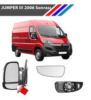 Citroen Jumper 3 Kasa Sol Dış Ayna Alt Küçük Camı Sürücü Tarafı