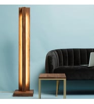 Zanaat LED Aydınlatma Zanaat Ahşap Lambader Dekoratif LED