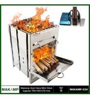 Makamp Açık Hava Mini Odun Izgarası 034