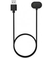 Realme Band 2 ile Uyumlu 1 Metre USB Manyetik Şarj Kablosu, Akıllı Bileklik Şarj Kablosu, Güçlü Manyetik Bağlantı, Dayanıklı ve Esnek Kablo, Siyah