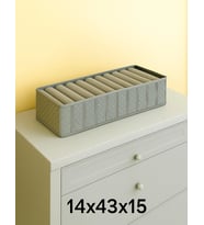 11 Bölmeli Çok Amaçlı Organizer (Tatlı Gri)