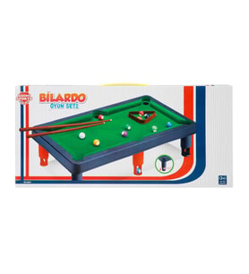 Oyuncak Bilardo Masa Üstü Ayaklı Bilardo Seti