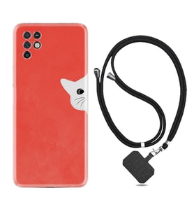 INFINIX Note 11 Pro Note 10 Hot 9 Play Kılıf Boyun Askılı Silikon Kedoş 1735