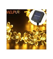 Solar Çiçekli Dekoratif 30 Led Bahçe Lambası