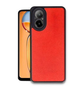 Realme 12 Lite Kılıf Aras Deri Kapak - Kırmızı