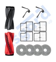 Roborock Saros 10- Saros 10R Uyumlu 1 Ana Fırça 2 Yan Fırça 4 Filtre 4 Mop PKT-iasgf0000867