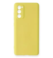 Durukar® Samsung Galaxy S20 FE Kılıf Nano içi Kadife Silikon - Sarı