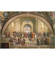 Anatolian 3000 Parça Atina Okulu Puzzle - Rafaello Sanzio