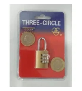 Trı Cırcle 20 Mm Şifreli Pirinç Asma Kilit 5 Adet