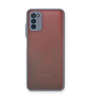Samsung Galaxy A03s Kılıf Montreal Silikon Kapak - Gri