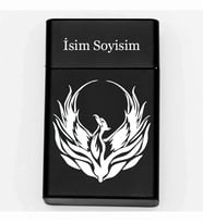 Anka Kuşu Desenli Metal Tabaka – Kişiye Özel İsimli Hediyelik 2