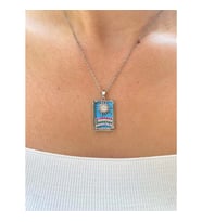 Çelik Tarot Kart Kolye Silver 6