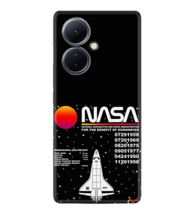 Vivo V29 Lite Kılıf Resimli Desenli Baskılı Silikon Nasa 2 1407