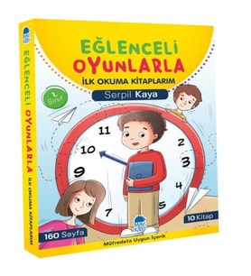 Eğlenceli Oyunlarla İlk Okuma Kitaplarım Set (10 Kitap)