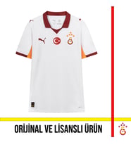 Galatasaray Lisanslı Puma 2025-2026 Beyaz Deplasman Forması 77981102