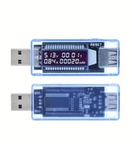 S Line USB Voltaj ve Akım Test Cihazı (Mavi)