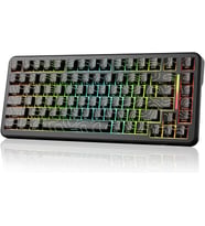 Kablosuz Gaming Klavye – Hall Effect Manyetik Switch, Rapid Trigger, 0.01mm Ayarlanabilir Tepki Noktası, 8K Polling Rate, Hot-Swap, RGB – PC Oyuncuları (Black Contour Line)
