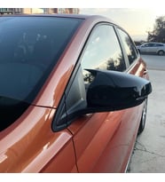 Sts Oto Aksesuar  Polo Mk6 2018 Sonrası Batman Yarasa Ayna Kapağı Piano Black Abs Plastik