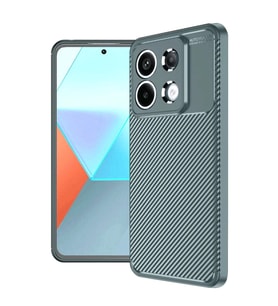 Xiaomi Redmi Note 13 Pro 4g Kılıf Auto Focus Karbon Kapak - Gri