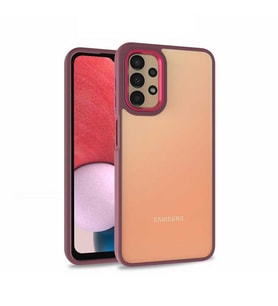 Samsung Galaxy A53 5G Kılıf Case, Kamera Lens Korumalı Elektroplatin Kaplama Sert PC Koruyucu Colourful Platinum Serisi (Kırmızı)