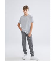 LCW Kids Antrasit Beli Lastikli Erkek Çocuk Jogger Eşofman Altı