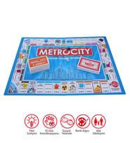 EspriToys Metrocity Renkli Unisex Dünya Şehirleri Strateji ve Ticaret Kutu Oyunu