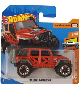 Hot Wheels '17 Jeep Wrangler - Kırmızı - 2018 - FJV47 (1/64)