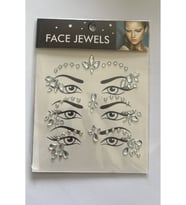 Face Gems Yüz Süsleme Taşı Vücut Kristali Model 22