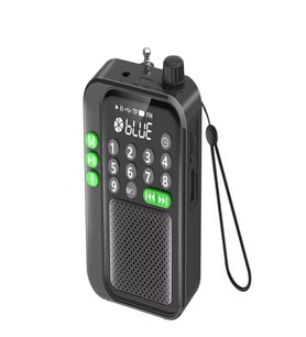 C9 Bluetooth Şarjlı Radyo USB & TF Kart Okuyucu Deprem Çantasına Uygun FM Radyo