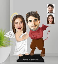 Kişiye Özel Sevgili Ahşap Biblo-21