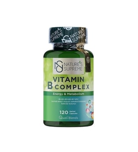 Natures Supreme Vitamin B Complex 120 Kapsül Aromasiz