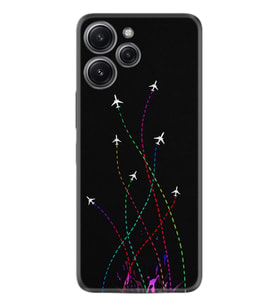 Xiaomi Redmi 12 128 GB 4 GB Ram Kılıf Silikon Desen Özel Seri Line Planet 1736