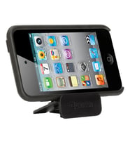 Griffin iPod Touch 4 ile Uyumlu Şeffaf Siyah Stantlı Kılıf Reveal RE01915