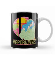 Vaporwave Girl Kupa Bardak Porselen