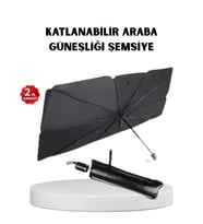 Katlanabilir Ön Cam Güneşliği Şemsiye – Her Araca Uygun Isı ve Işık Koruması