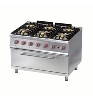Vital  GKF9030M VITAL 900 SERİES GKF9030M 6 BRÜLÖRLÜ GAZLI BÜYÜK FIRINLI KUZİNE