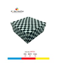 23x23x10 Hediyelik Kutu Kraft Kutu Karton Kutu YIlbaşı Kutusu Pasta Kutusu Kargo Kutusu (5 ADET)