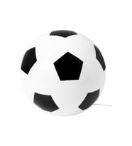 Beyaz Siyah Futbol Topu Tasarımlı Çocuk Masa Lambası 200 lm LED (Krem)