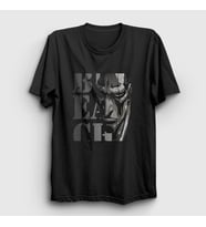 Presmono Unisex Siyah Zaraki Kenpachi Anime Bleach T-Shirt 128550tt
