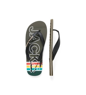 JACK JONES Desenli Parmak Arası Erkek Terlik 12230643
