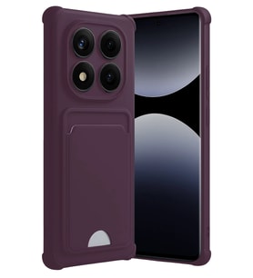 Redmi Note 14 Pro 5G Kelvin Kartvizitli Silikon - Derin Mor