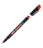Bigpoint OHP Permanent (Asetat) Kalem S Kırmızı x 12 Adet
