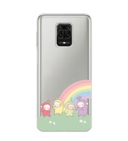 Redmi Note 9 Pro/Note 9S Uyumlu Teletubbies Desenli Şeffaf Telefon Kılıfı