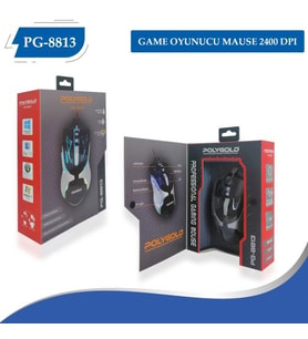 Oyun Mouse 2400 Dpi Rgb Işıklı Mouse Gaming Mouse PG-8813