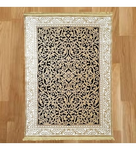 Osmanlı Çiçek Desenli 100 x 400 Makine Yün Halı