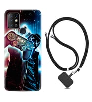 INFINIX Hot 8 9 10 11S Hot 10 Play 10T Kılıf Boyun Askılı Silikon Play Me 1757