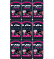 Drynites Emici Gece Külodu/Külot Bez Kız 4-7 Yaş 17-30 KG Large 90 Adet 9PK*10 Alt Islatmalara Karşı