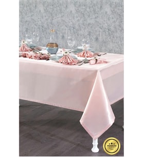 Kristal Monoray Kumaş A. Gri Sofra Takımı 8 Kişl. 160x220cm 17 Prç.  724 (Standart)
