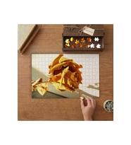 Kurumuş Gül Tasarımı 240 parça Ahşap Puzzle Ahşap Kutuda MP03748